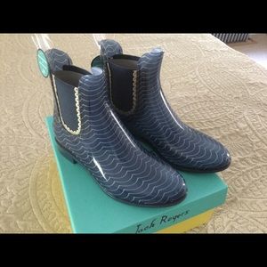 Jack Rogers Sallie Rain Boots Midnight Print